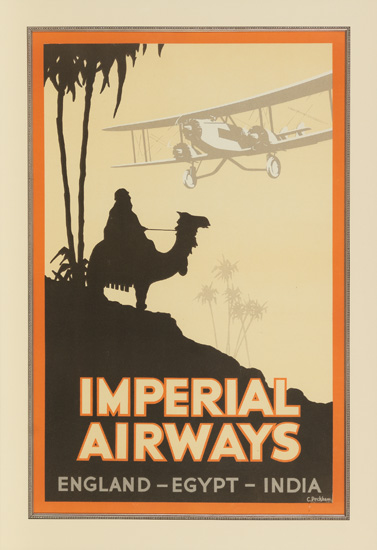 (AVIATION.) Imperial Airways. Imperial Airways. England-Egypt-India.